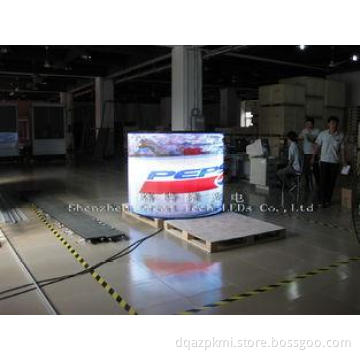 Light Weight P10 Outdoor Full Color Curved LED Screens With